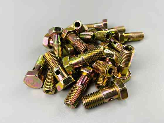 Болт-штуцер M 8 × 1 × 33 2 отвори  універсальний Мукачево