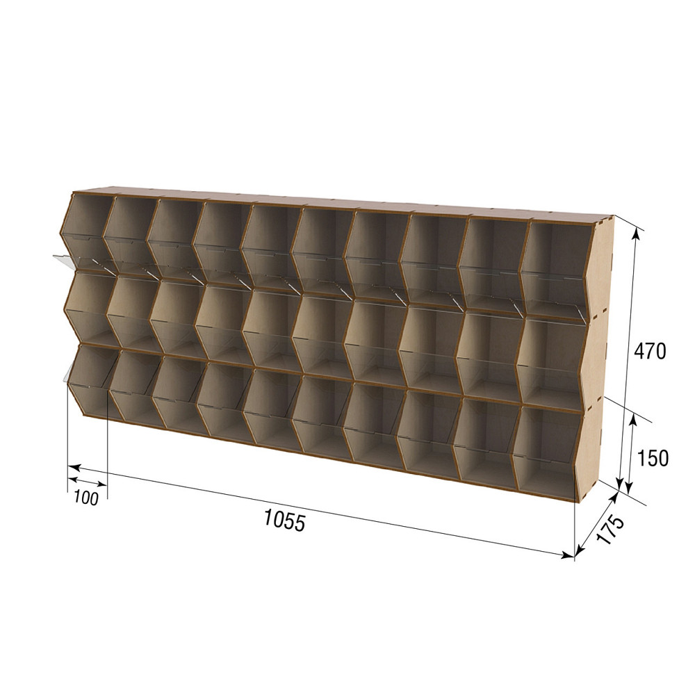 Диспенсер EKOSTAR для конфет, снеков, орехов, крупы на 30 ячеек Киев - изображение 3