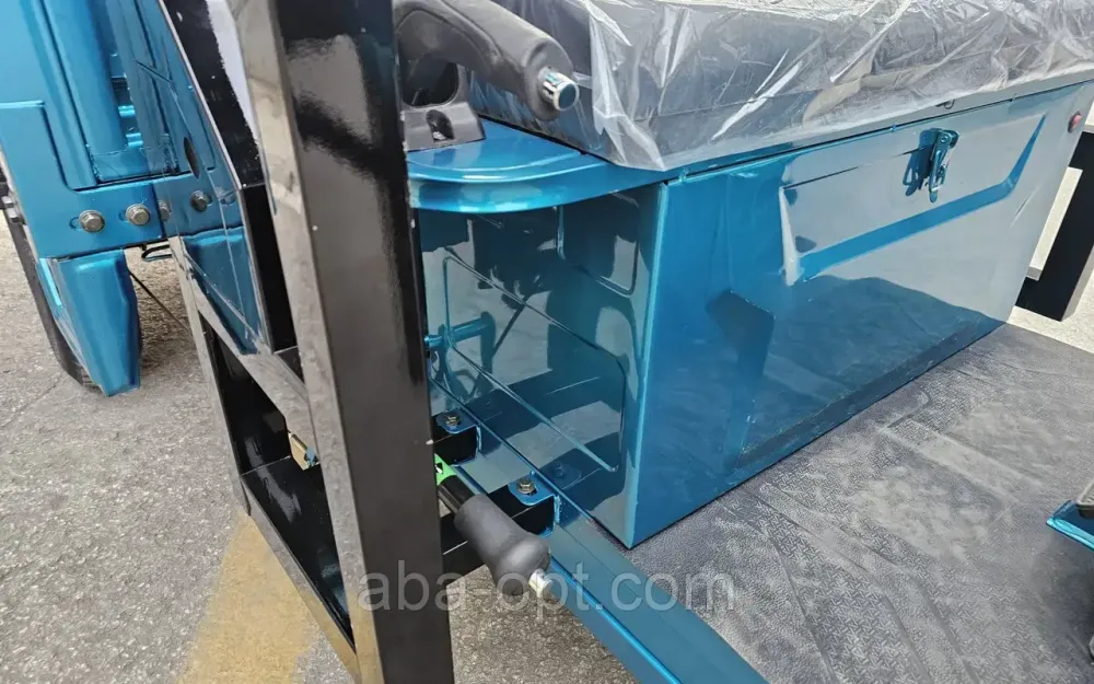 Електричний трицикл вантажний-гібридний кузов 1,6 м SOK CARGO MAX 2500W-72V-58,5Ah ГІБРІД шини Одеса - фото 4