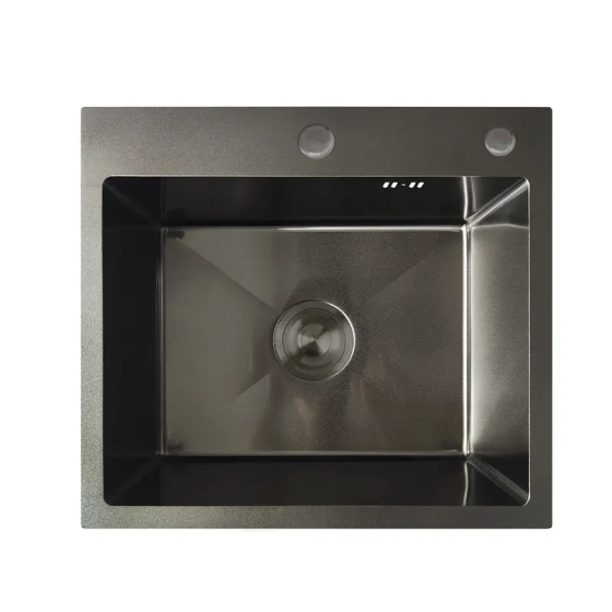 Мойка MIXXUS MH5045 GRAPHITE (MH5045 NANO-BLACK) (3.0/0.8) из нерж. стали (цвет графит) (MX1926) Киев