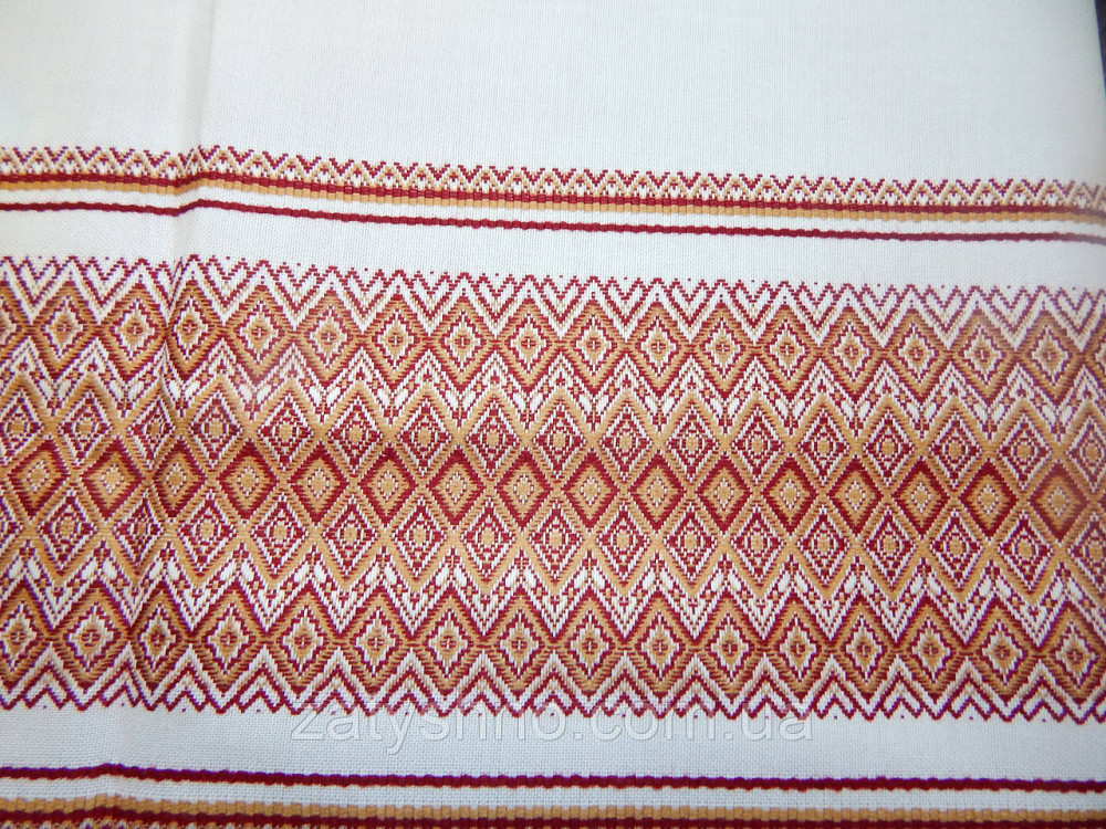 Коричневая скатерть с вышивкой Киев - изображение 2