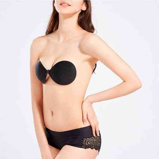 Самоклеючий бюстгальтер невидимка Fly Bra - Чорний - Еротична білизна Вінниця