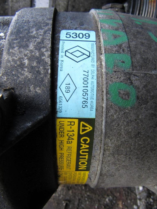 Компресор кондиціонера Renault Trafic 1.9 dci 2001-2006 Ковель - фото 4