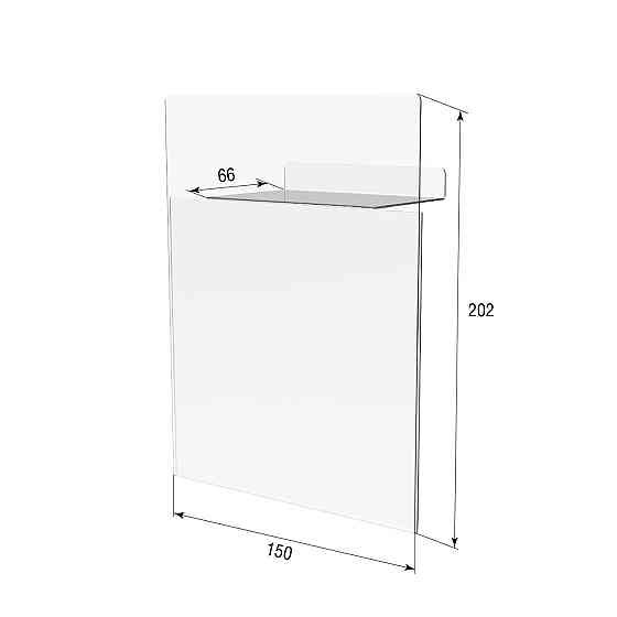 Цінникотримач EKOSTAR А5 для економпанелі Київ