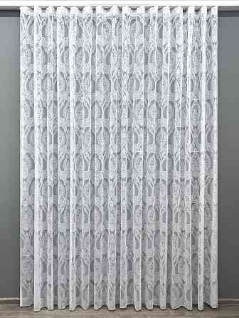 Тюль VR-Textil 1968т Жакард Білий 400х270 см (42-1004) Київ