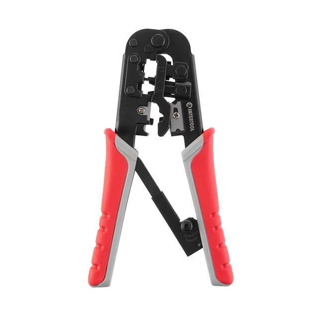 Клещи для опрессовки штекеров RJ11, RJ12, RJ45 типа Western INTERTOOL HT-7052 Киев - изображение 5