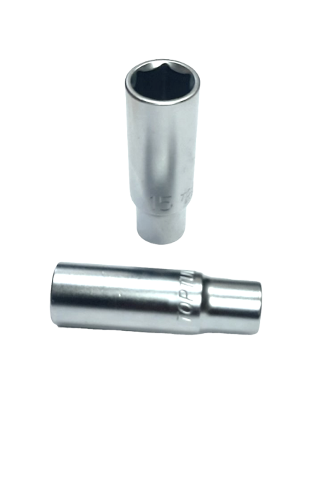 Головка торцева глибока 3/8&quot; 15мм BAEE1215 Toptul Вінниця - фото 1
