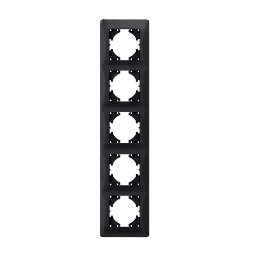 BINERA чорний графіт Рамка вертикальна 5-а Videx Житомир - фото 2