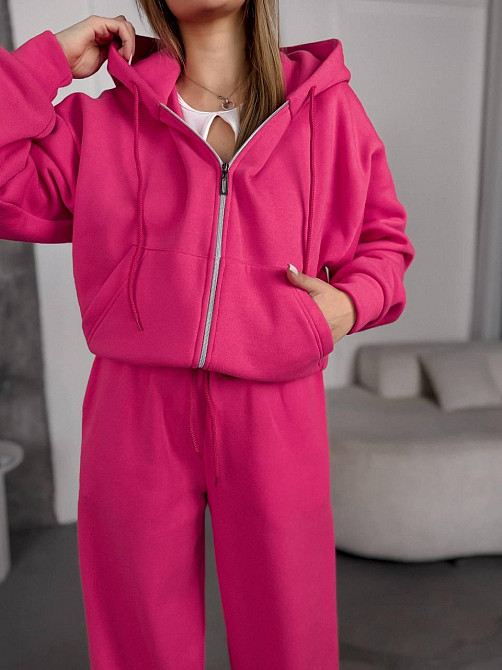 Жіночий теплий костюм з широкими штанами Одеса - фото 3