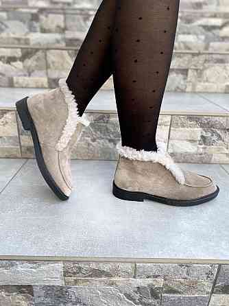 Daragani Черевики жіночі Daragani L24 капучіно (зима, замша натуральна) (4246) 37 Коломия