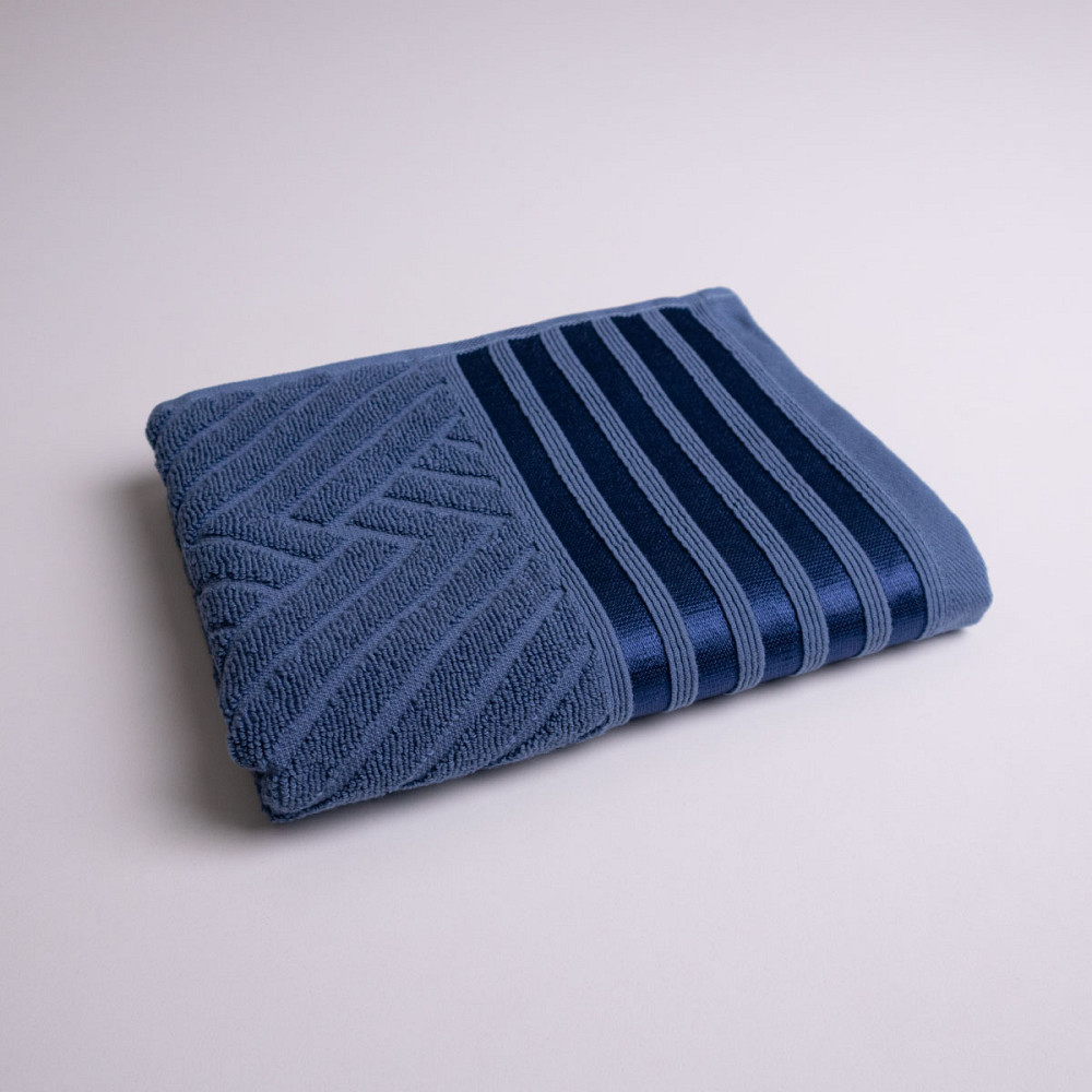 Полотенце для рук и лица махровое SOFT GM Textile 40х70см 500г/м2 (Синий) Сумы - изображение 1