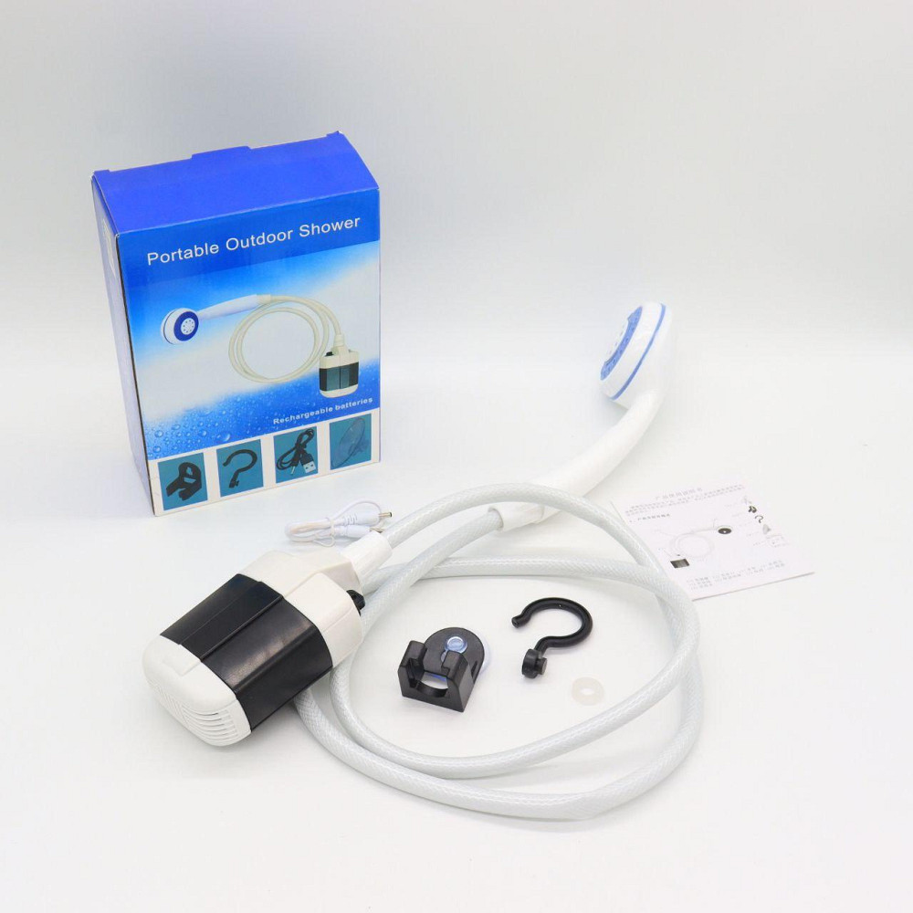 Туристический душ от аккумулятора Gotel Q16H / Портативный кемпинговый душ с насосом Киев - изображение 10