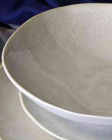 Салатник Olens 19,5х6,5 см "Кенія" кераміка біла для дому та ресторанів Київ