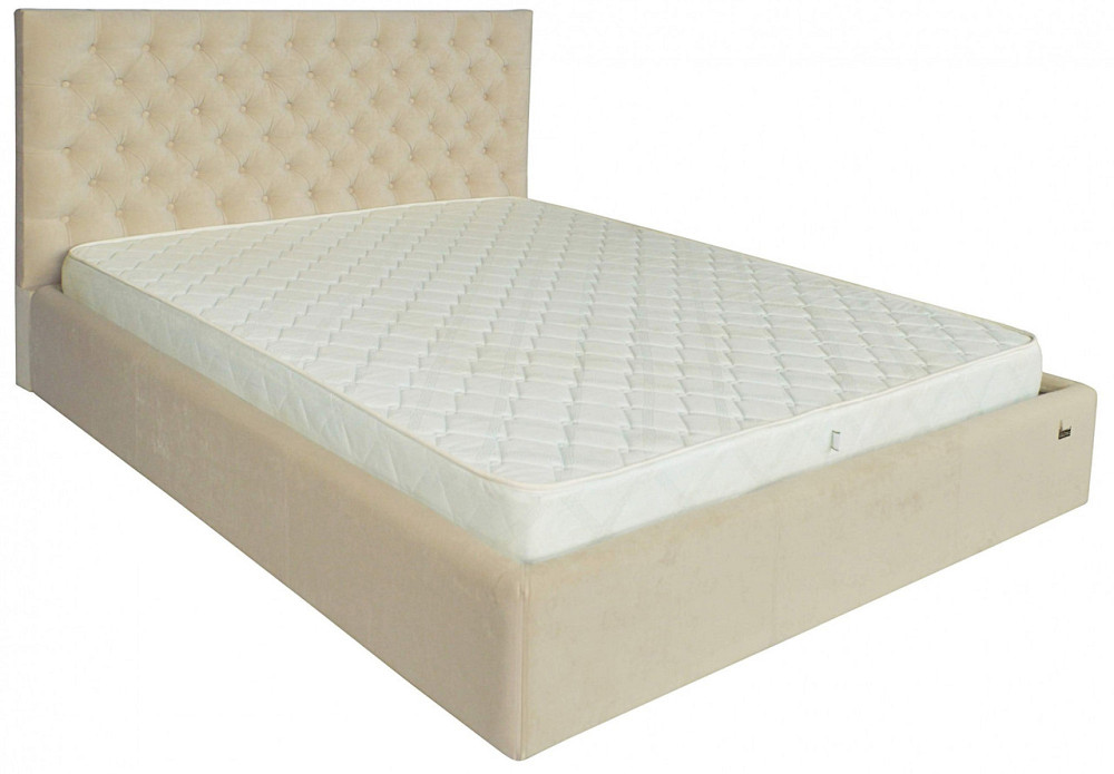 Кровать Двуспальная Cambridge Comfort 160 х 200 см Кордрой 231 С подъемным механизмом и нишей для белья Бежевый Днепр - изображение 11