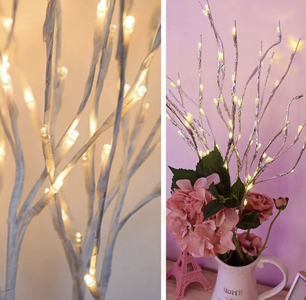 Світлодіодні гілочки LED на батарейках 3 шт Сміла - фото 4