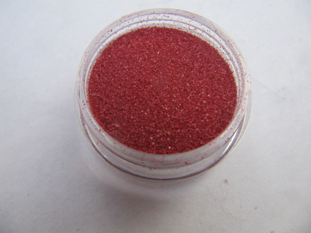 Бархатный песок малиново-красный 5г Киев - изображение 1