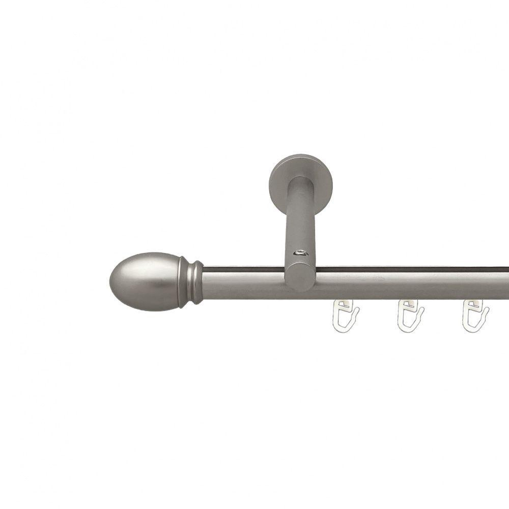 Карниз Orvit Белуно металевий однорядний циліндр на профіль (16 см) профільна труба  Сатин 19 мм 300 см Львов - изображение 1