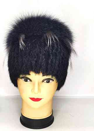 Шапка меховая женская кубанка Сюзанна Черный Харьков