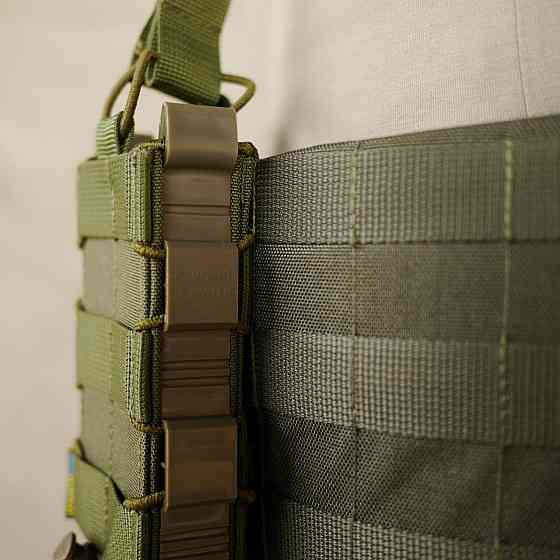 Тактичний розвантажувальний пояс олива ремінь Kiborg R-1 матеріал Cordura Nylon 1000D широкий тактичний пояс рпс     WAR Львів