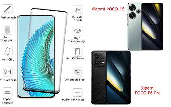 Защитное стекло HyperGlass Pro для Xiaomi POCO F6, POCO F6 Pro – максимальная чувствительность и защита Киев