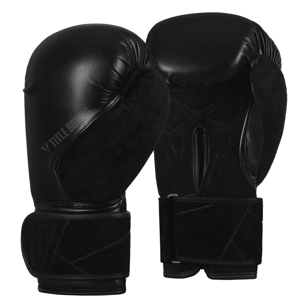 Боксерські рукавиці  TITLE Boxing Ultra Bag Boxing Gloves Black 12 oz Каменское - изображение 1