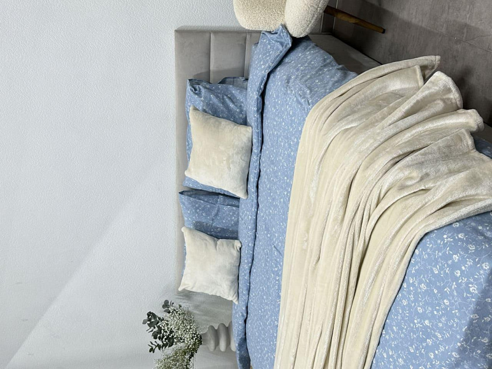 Ecotton Комплект постільної білизни Ecotton двоспальний 180х215 см блакитний (250958) Киев - изображение 3