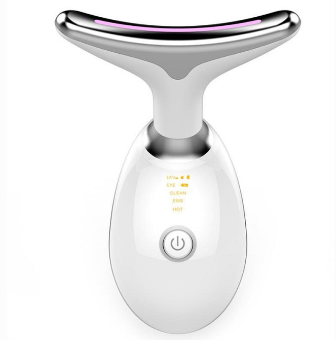 Масажер для обличчя та шиї з мікротоками і світлом Київ - фото 7