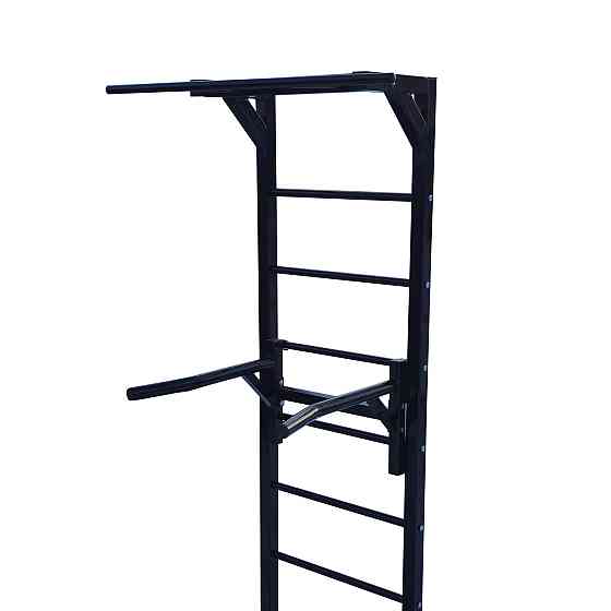 Турник + брусья напольная стойка 60х60 мм KZ-834 Спортивные стенки и турники для дома разборная Киев