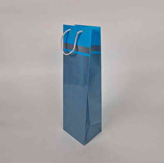 Пакет бумажный подарочный под бутылку  12/9/36(артBUT-22) (12 шт) Харьков