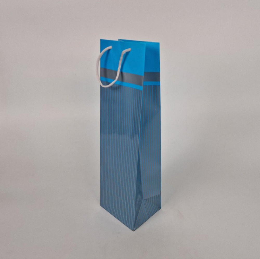 Пакет паперовий подарунковий під пляшку 12/9/36 (артBUT-22) (12 шт.) Харків - фото 1