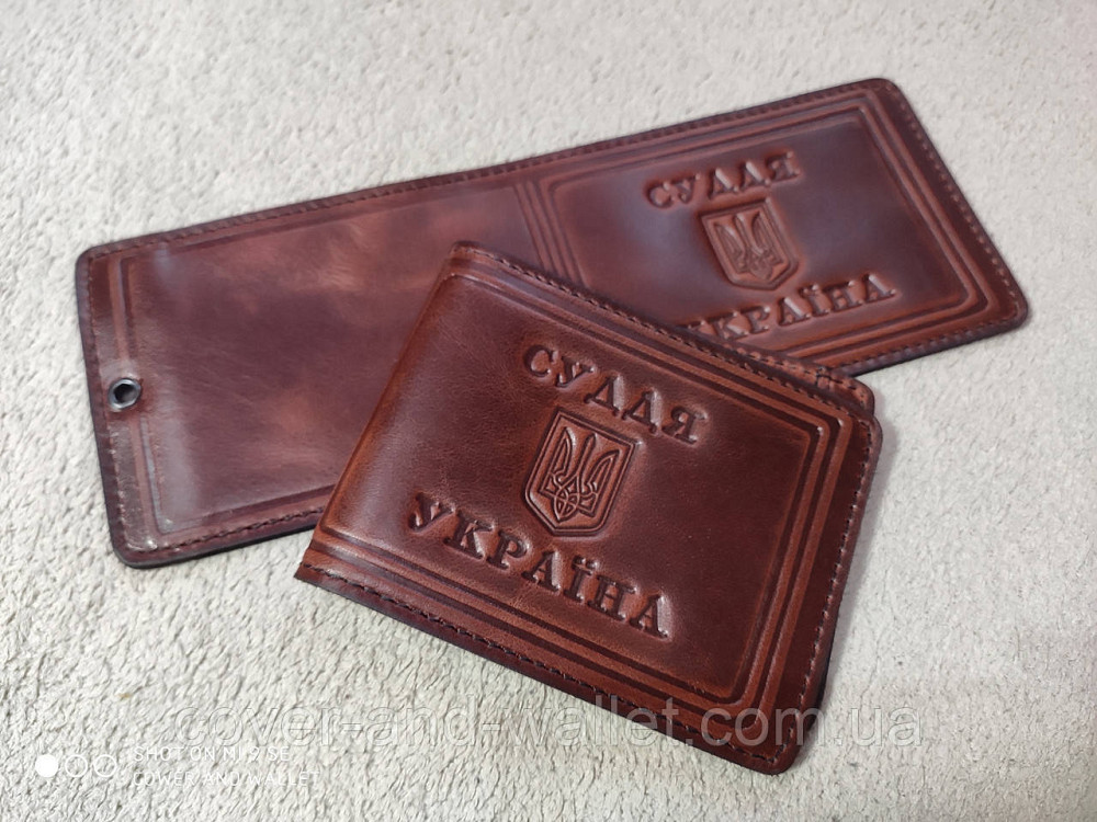 Шкіряна обкладинка Суддя України Київ - фото 8