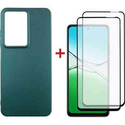 Чохол до мобільного телефона Dengos Oppo A5 4G Case Soft + 2 Glass (Green) (DG-CTG2P-26) Вінниця