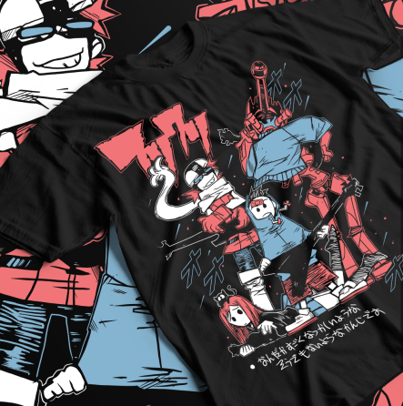 Футболка аниме Харуко Харухара Хеавй Аниме оверсайз (S/M/L) Черний AnimeJ0641 Днепр