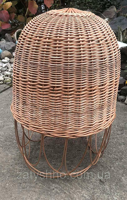 Плетеная люстра с ветками из лозы Киев - изображение 3