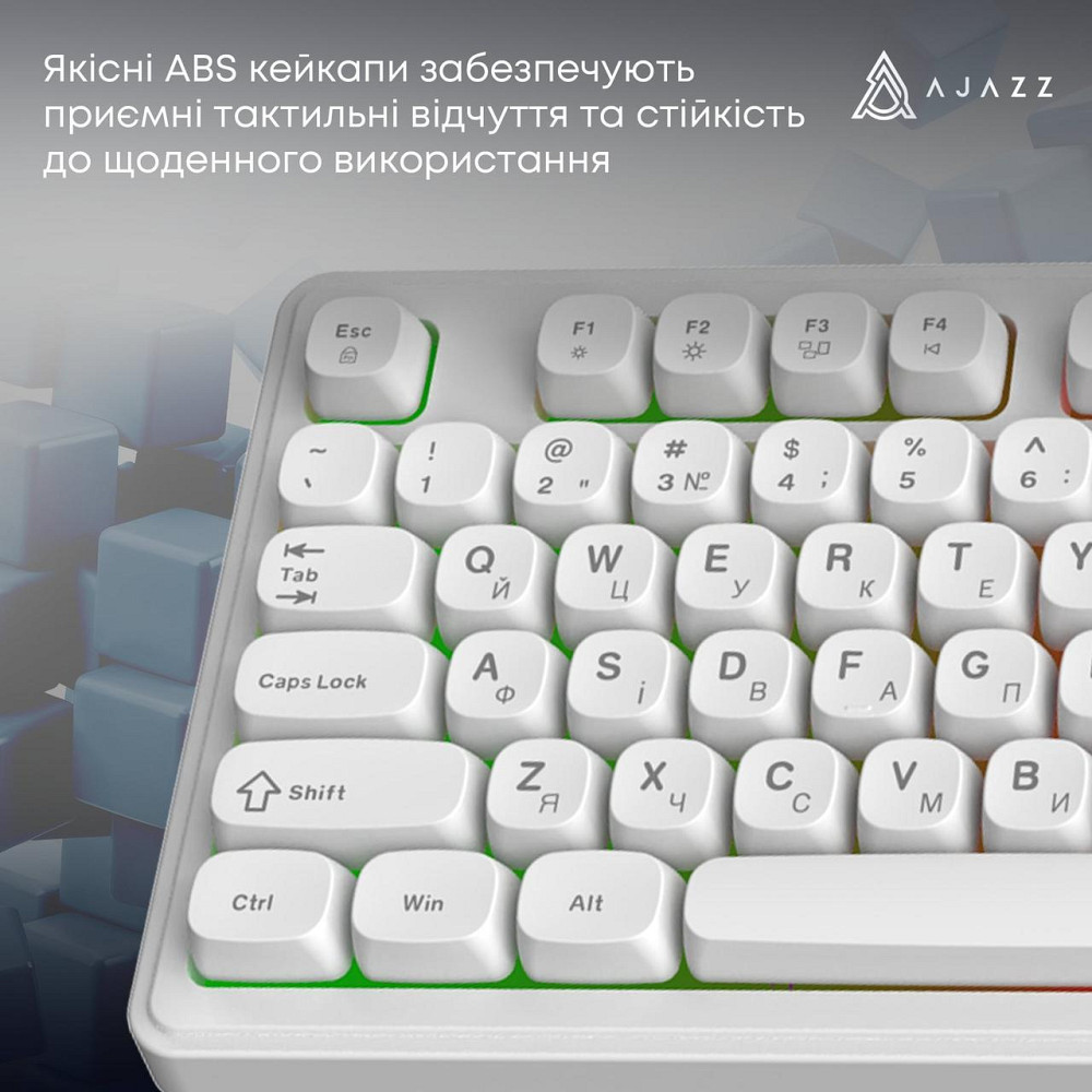 Клавіатура Ajazz AF98 Black USB-C White (AF98-W) ( 24942 ) Харьков - изображение 11