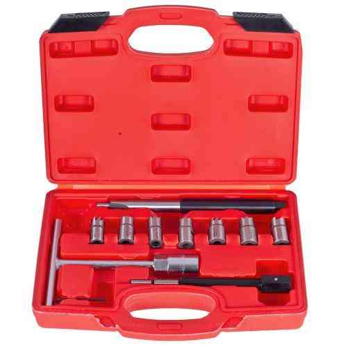 Комплект фрез для чищення седел форсунок, 10 предм(КФ-3015) Alloid Одесса