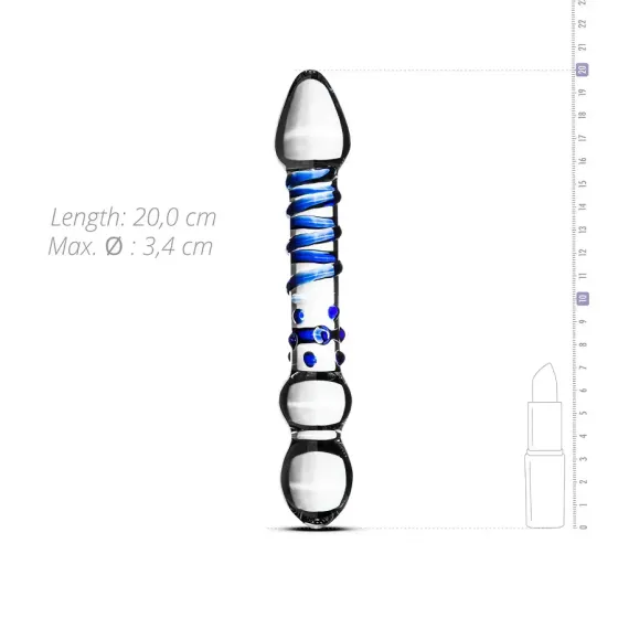 Скляний дилдо Gildo Glass Dildo No. 21 Львов