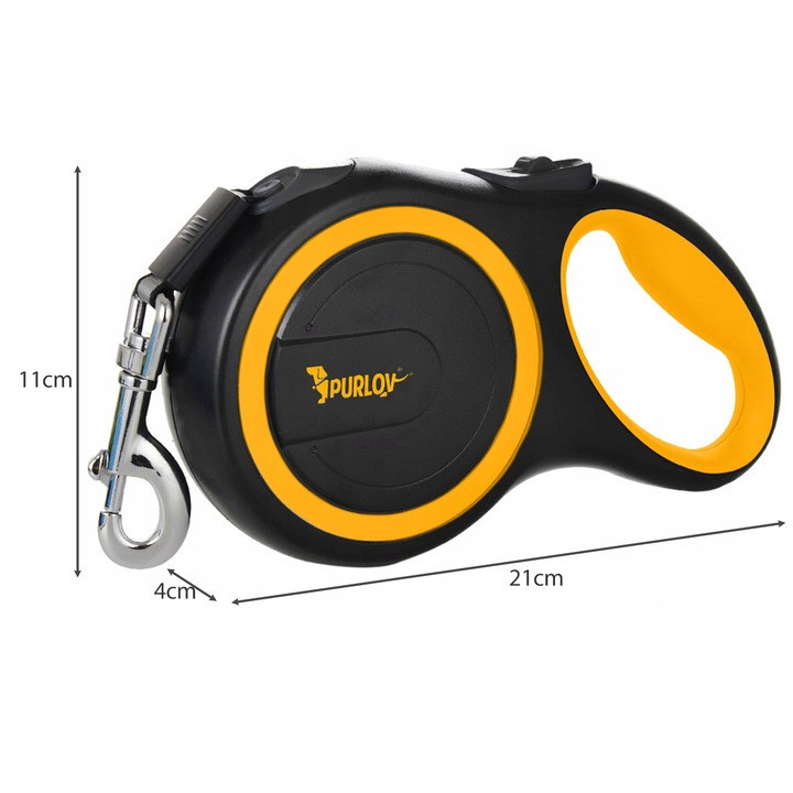 Автоматический Поводок для животных 5 метров до 15 кг Purlov (19788) Нововолынск - изображение 7