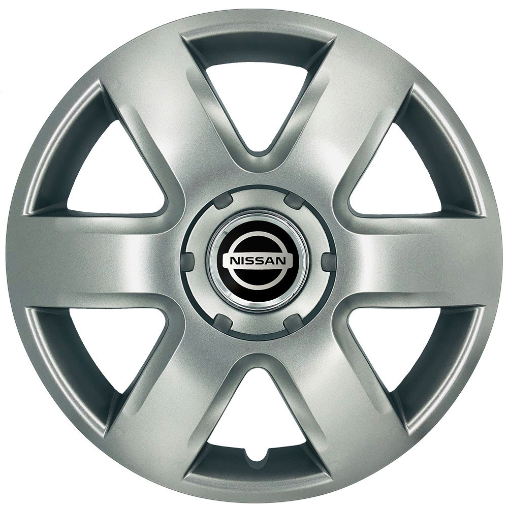 Автомобильные модельные колпаки R15 Nissan 337 4шт, SJS, серебряные Киев - изображение 1