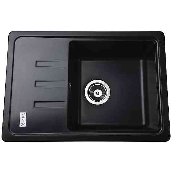 Гранитная мойка Mira MONTI черный 620 х 435 мм (000028784) Киев