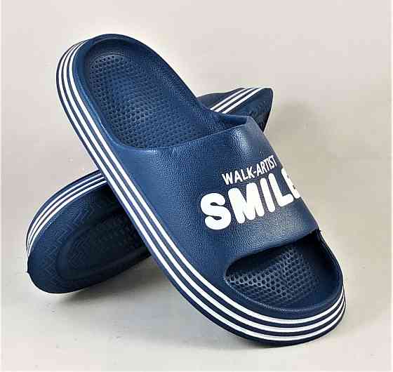 Мужские Тапочки Синие Шлёпанцы Сланцы Пенка (размеры: 40,41) Днепр