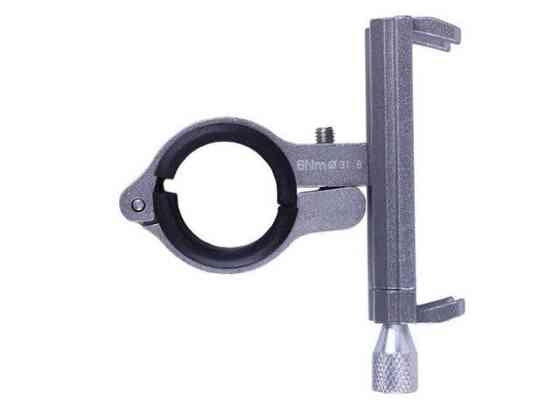 Держатель телефона HFCM-16 (крепление на руль), алюминий, серый Мукачево