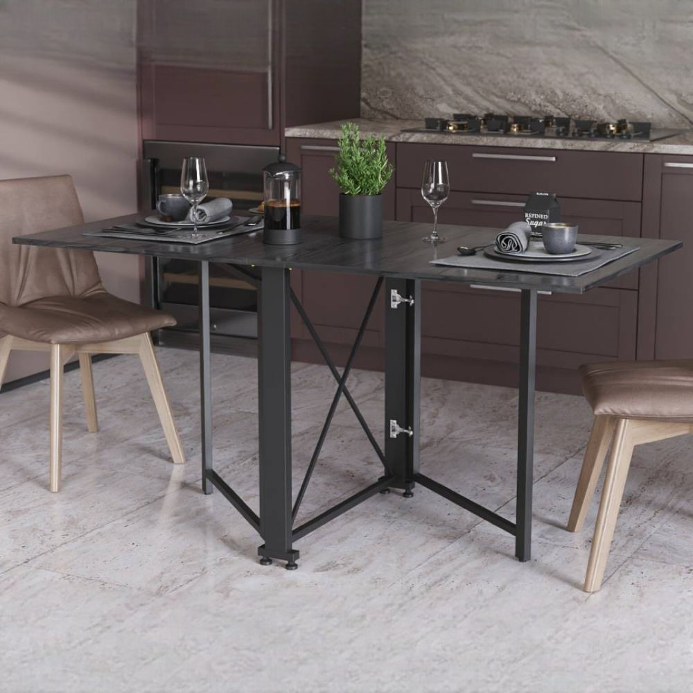 Стіл-книга трансформер Оріон 2 Ferrum-decor 750x1520x730 Чорний метал ДСП Сосна Кембра 16 мм (FRD-104585) Дніпро - фото 1