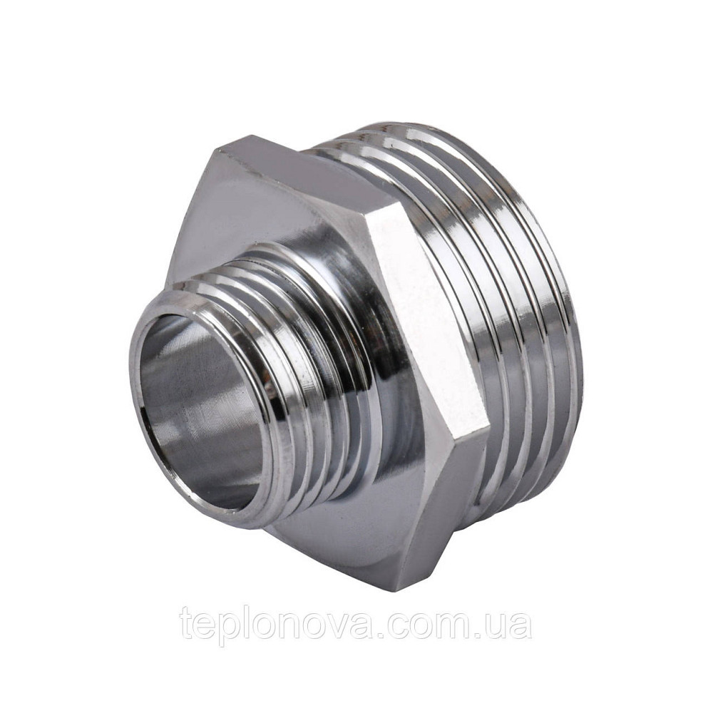 Ніпель редукційний 1"х1/2"НН неіржавкий SN532S OPTIMUM Чернівці - фото 1