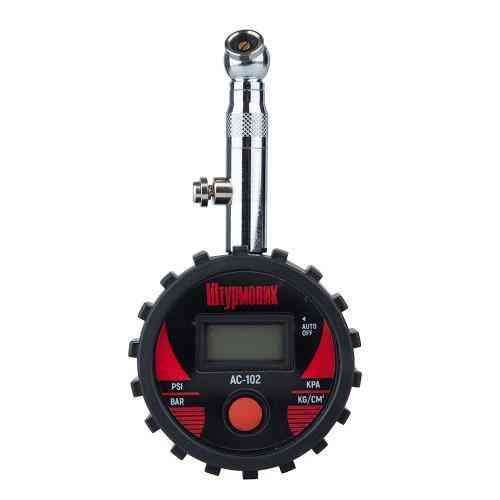 Манометр Штурмовик AC-102 з LCD дисплеєм та LED підсвіткою, вимір psi/bar|кг/см²|kPa, діапазон 0-10 Харків