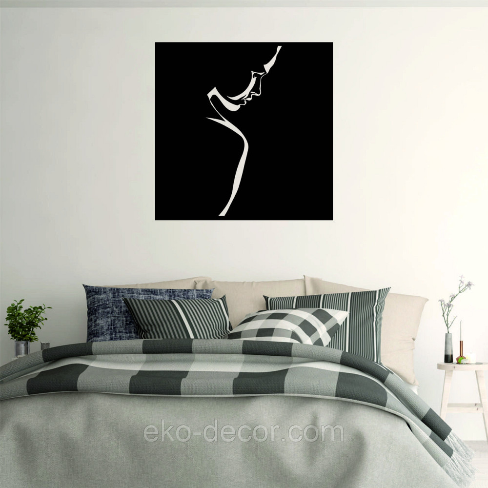 Декоративне настінне Панно «Силует жінки», Декор на стіну Київ - фото 6