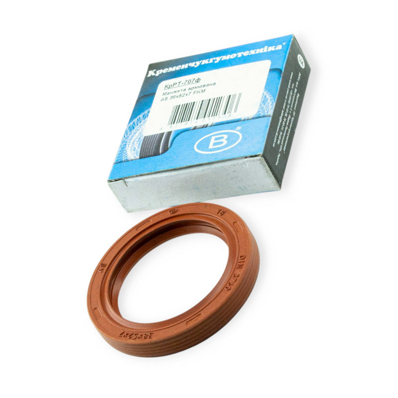 Манжета 2.2-38х52х7 КРТ червона Мукачево - фото 1