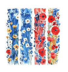 Термонаклейка на одежду Цветы Украины Киев - изображение 2