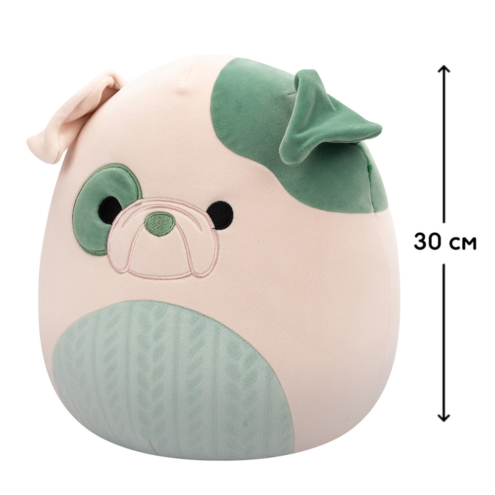 М'яка іграшка Squishmallows – Бульдог Августін (30 cm) Дніпро - фото 2