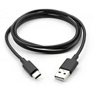 Дата кабель USB 2.0 AM to Type-C PVC 1m black Vinga (VCPDCTC1BK) Вінниця